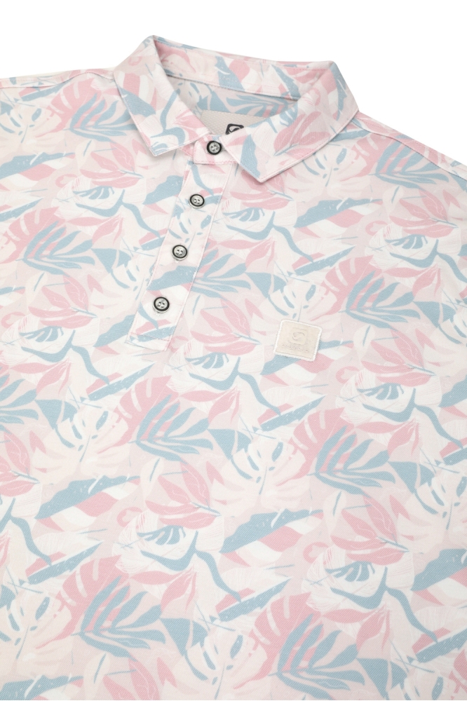 KLEURRIJKE JERSEY POLO 235922 SAND